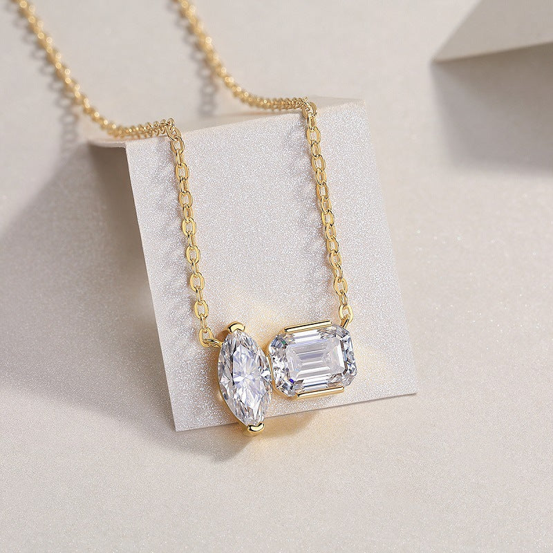 Horse eye combination necklace