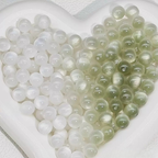 D-DIY cat's eye resin beads UV color changing round beads-Open in Live -Live scooping