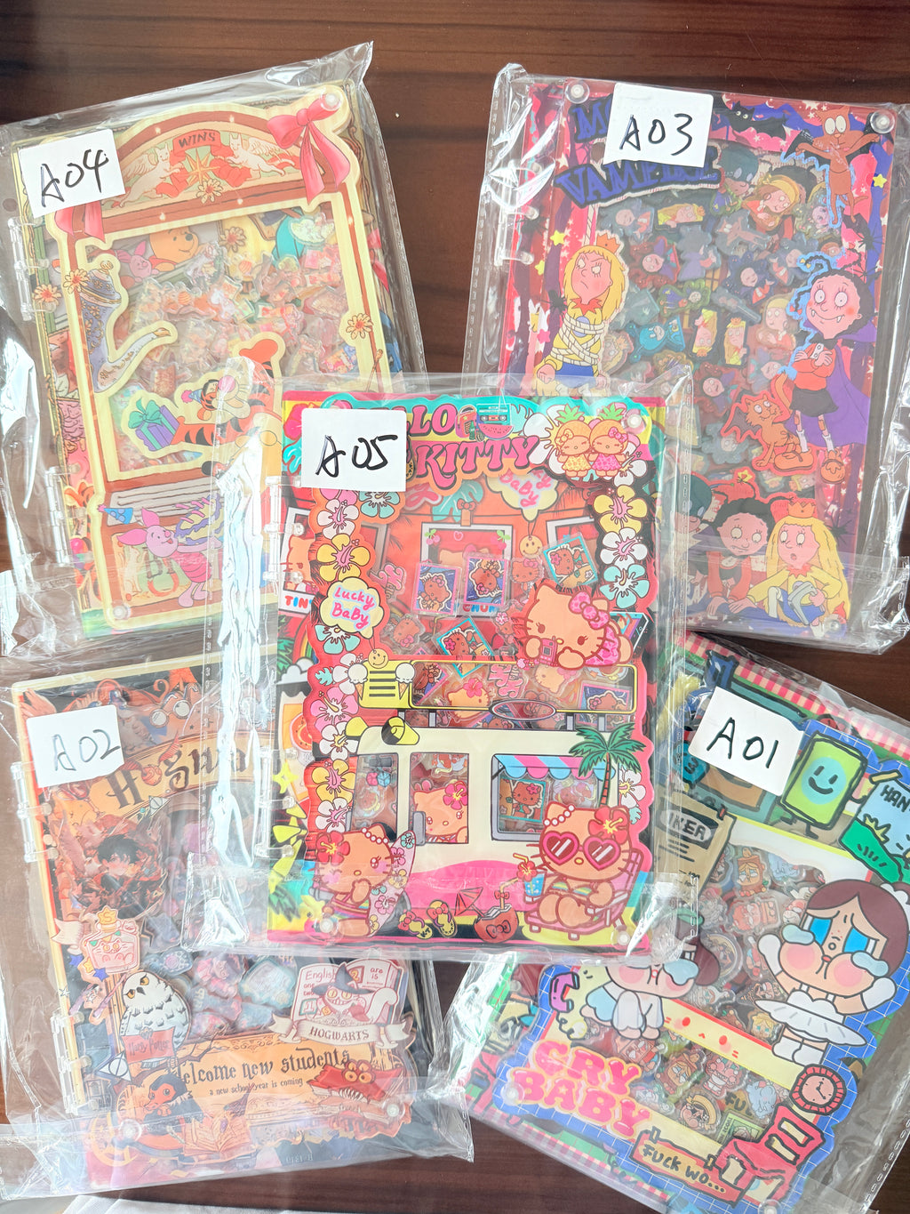 A01-05 Halloween Shake Notebook DIY A5