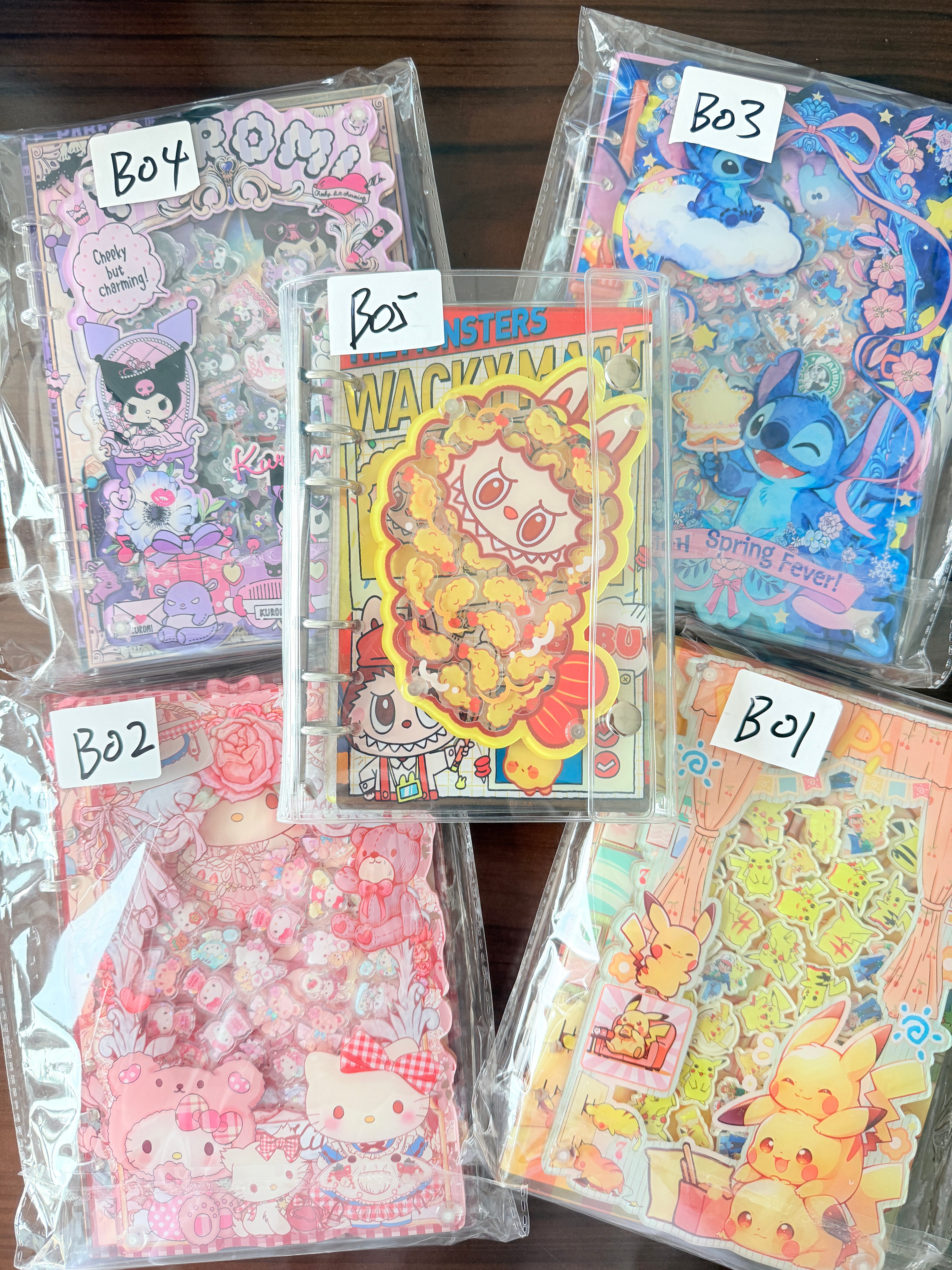 B01-06 Halloween Shake Notebook DIY A5