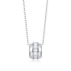 one-carat collarbone necklace