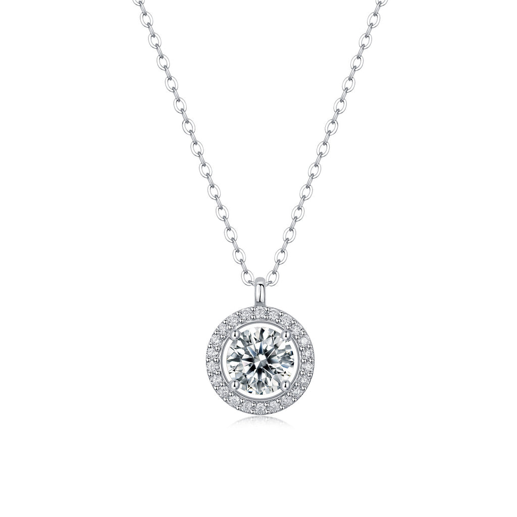 one-carat collarbone necklace