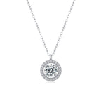 one-carat collarbone necklace
