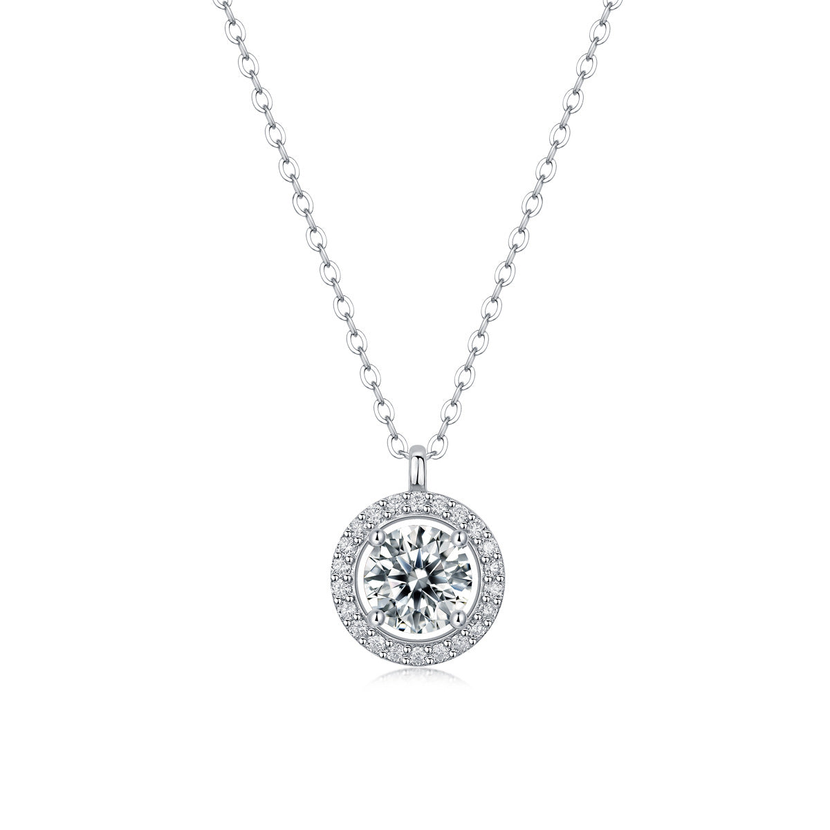 one-carat collarbone necklace