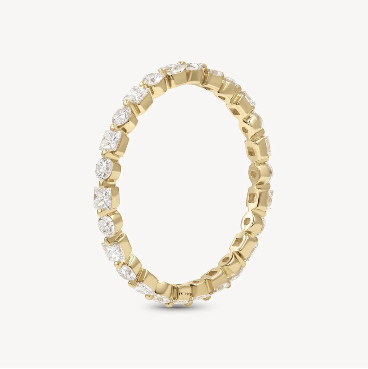 2.1 carat full circle ring