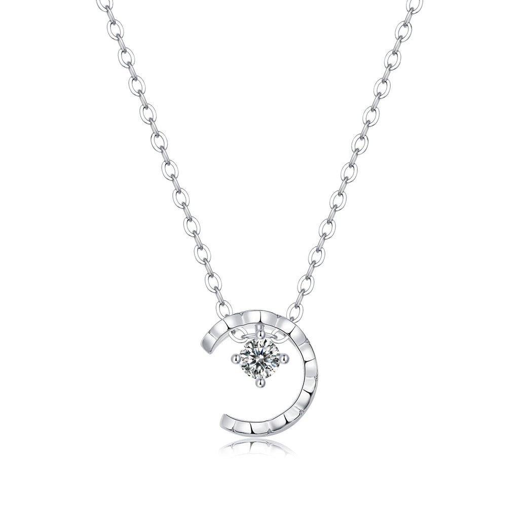 one-carat collarbone necklace