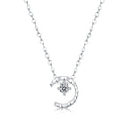 one-carat collarbone necklace