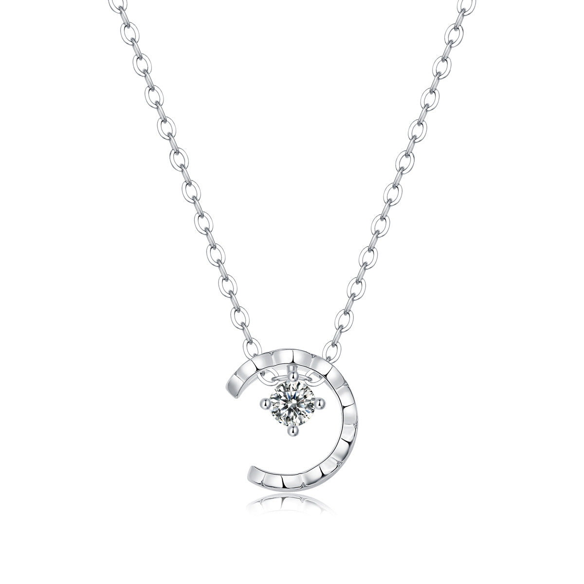 one-carat collarbone necklace