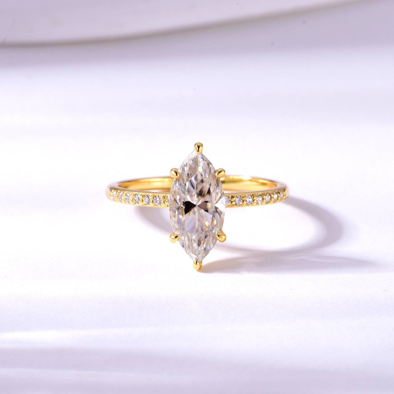 2 Krama eye-shaped  rings