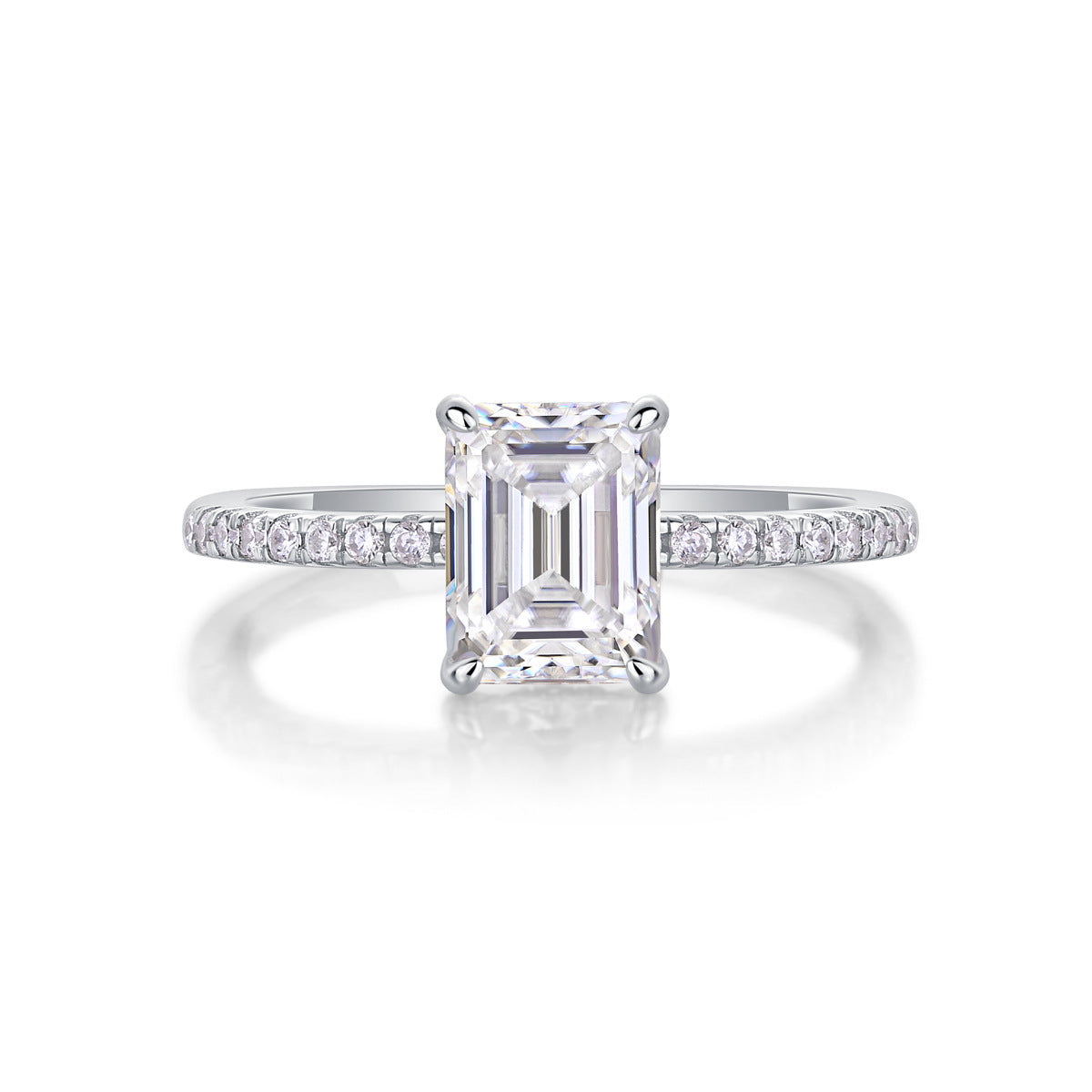 Inlaid exquisite personalized ring