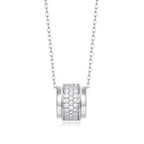 one-carat collarbone necklace