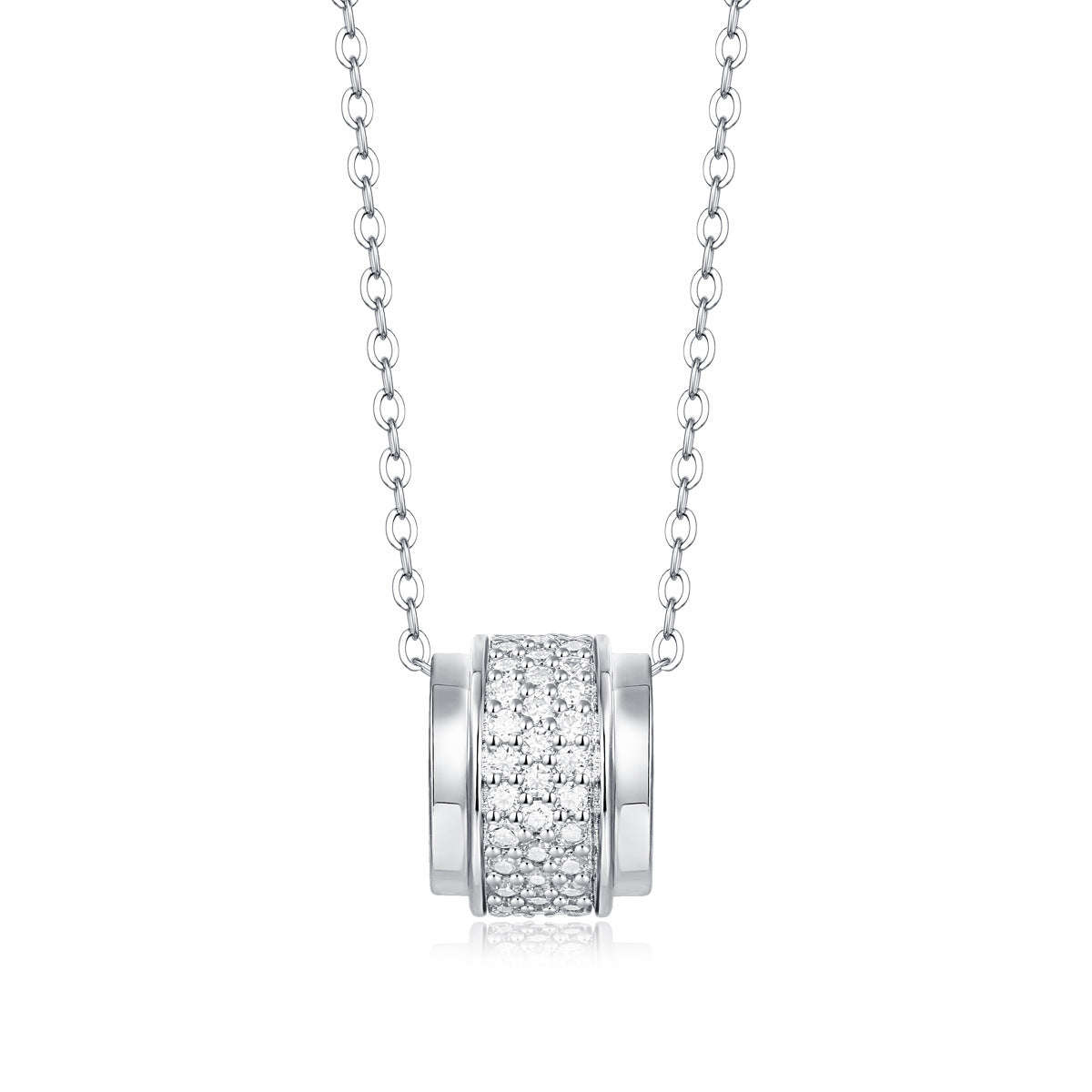 one-carat collarbone necklace