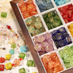 C-DIY Glazed Beads Handmade Loose Beads -Open in live