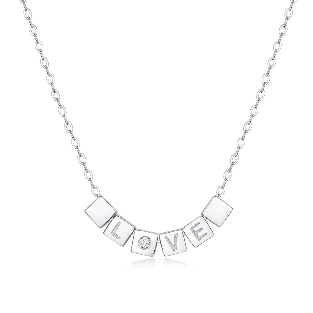 one-carat collarbone necklace
