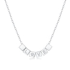 one-carat collarbone necklace