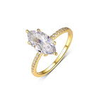 2 Krama eye-shaped  rings