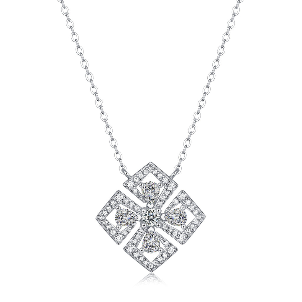 one-carat collarbone necklace