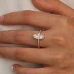 2 Krama eye-shaped  rings