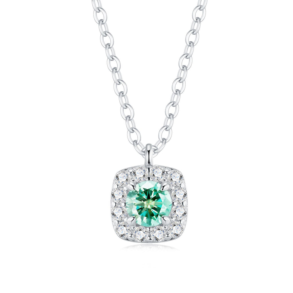 Classic Emerald Moissanite Necklace