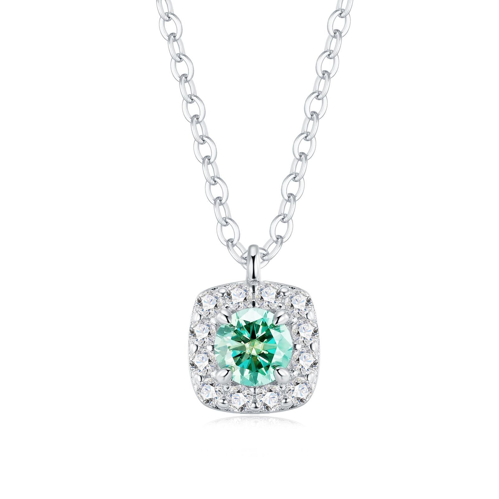 Classic Emerald Moissanite Necklace