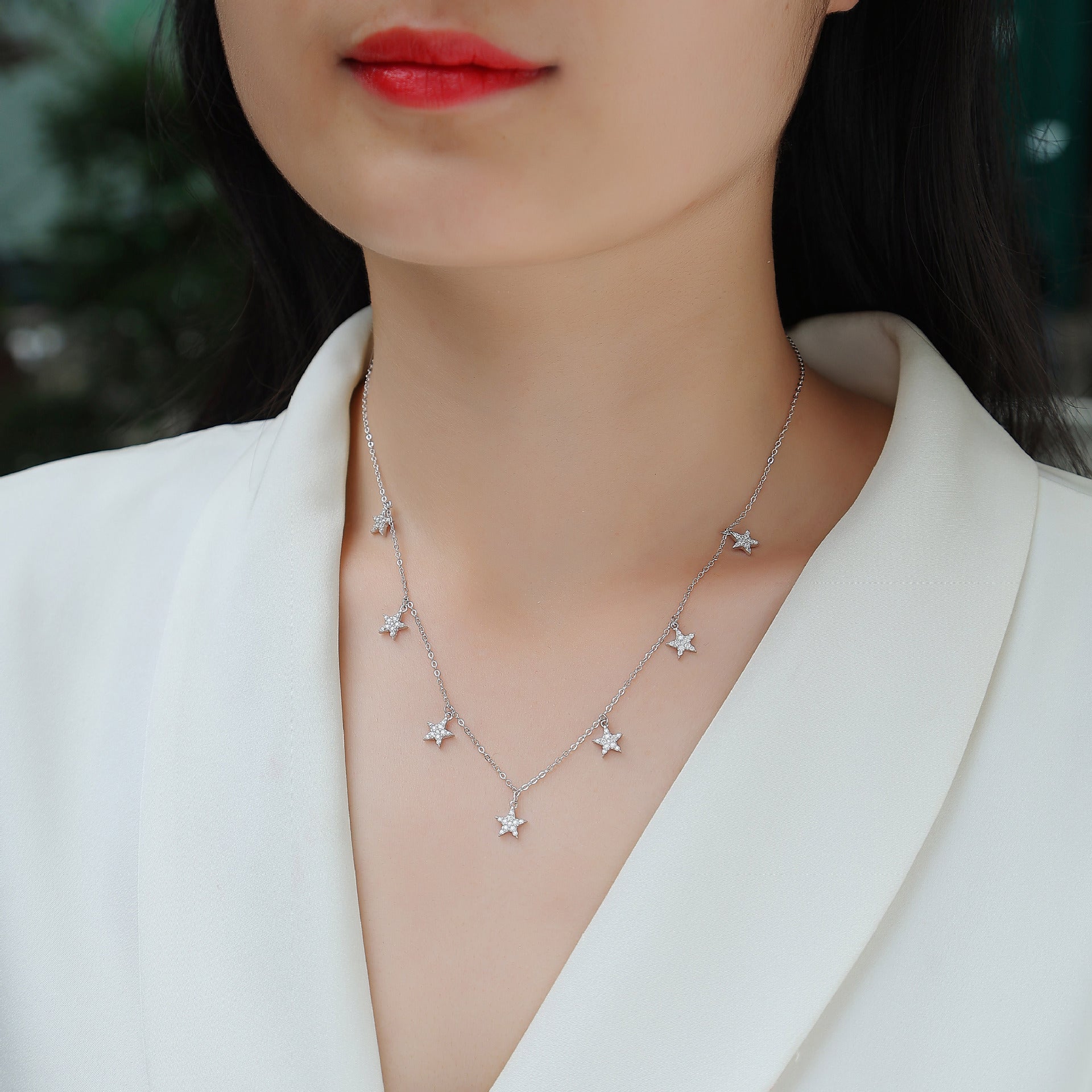 Princess Anna Star Love Pendant Necklace