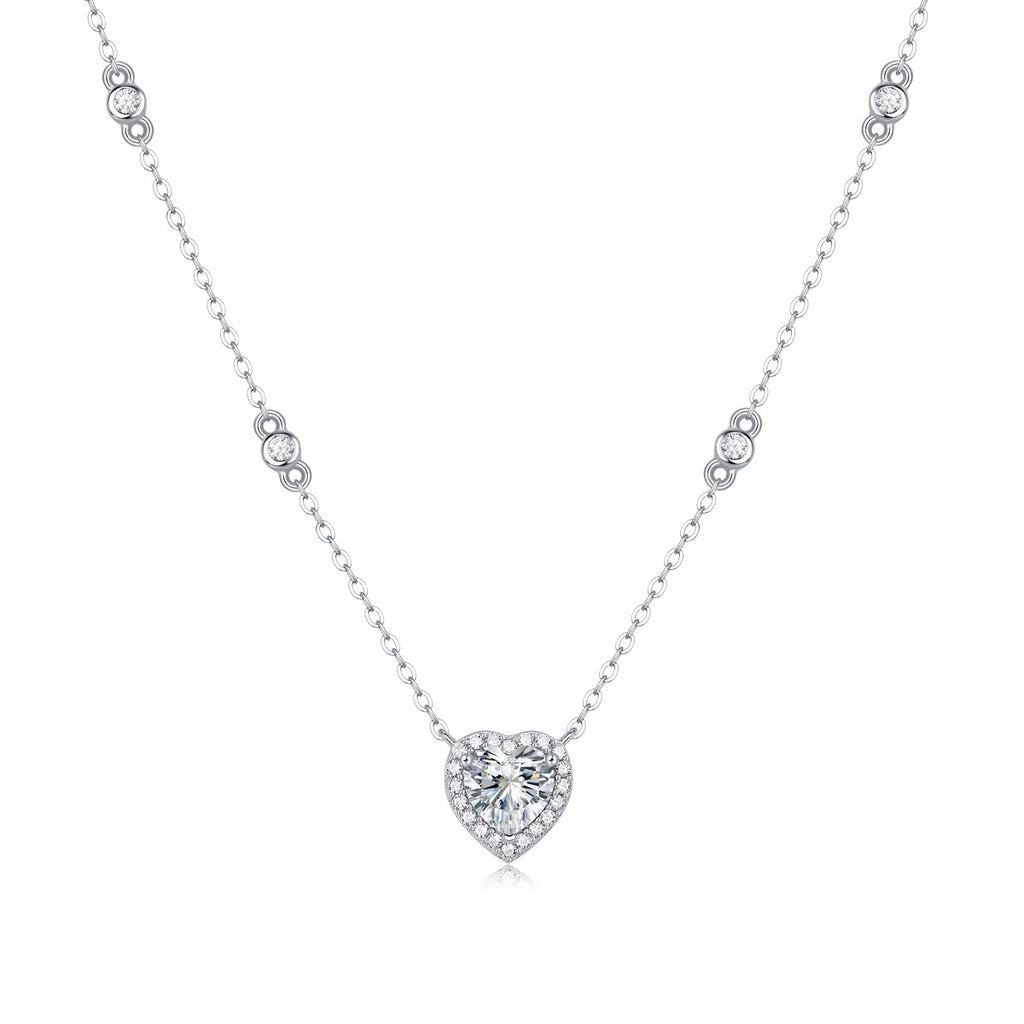 one-carat collarbone necklace