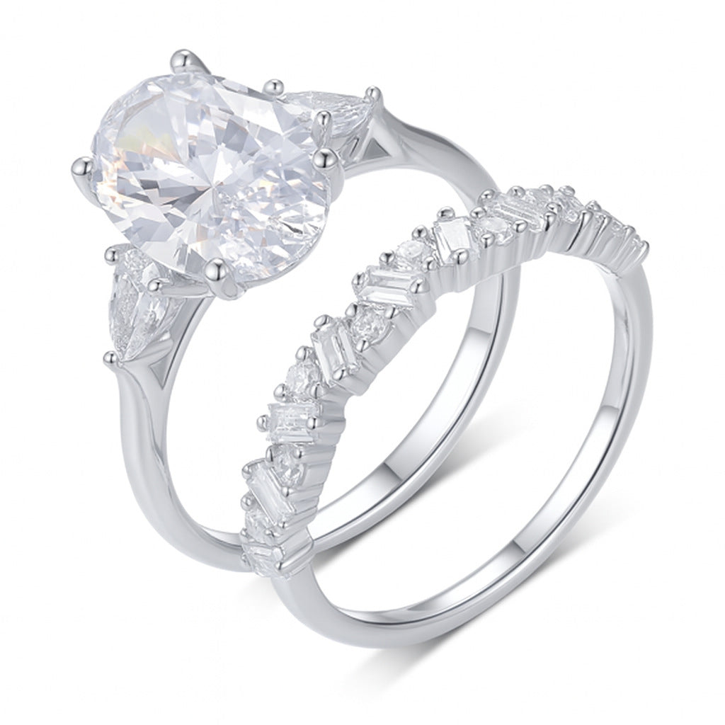 4.5 carat stacking ring