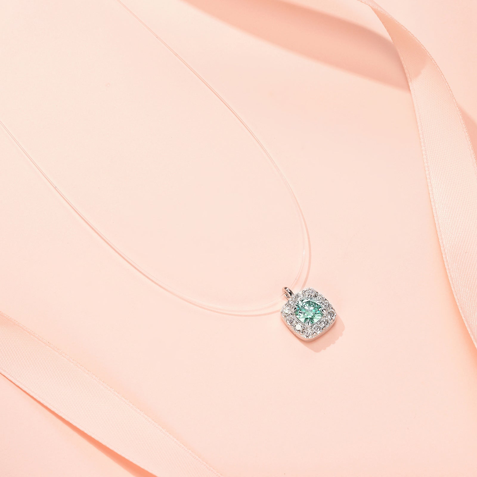 Classic Emerald Moissanite Necklace