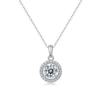 one-carat collarbone necklace