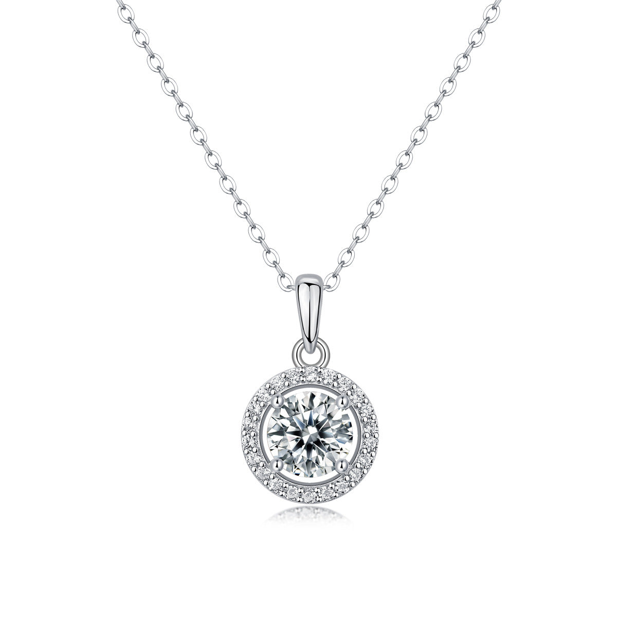 one-carat collarbone necklace