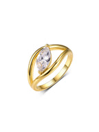 1 carat Horse eye fashion hollow  ring