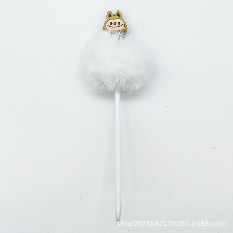 Free cartoon doll cute plush pen