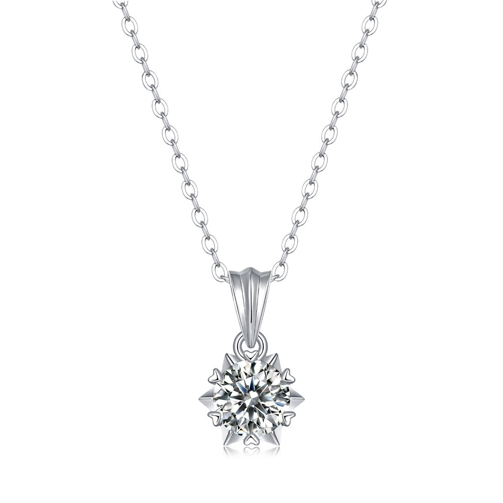 one-carat collarbone necklace