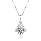 one-carat collarbone necklace