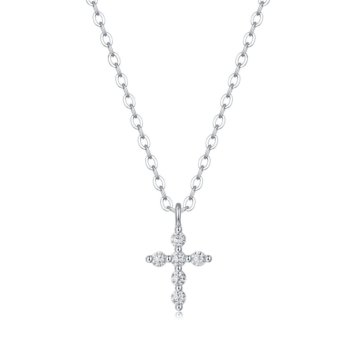 one-carat collarbone necklace