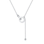 one-carat collarbone necklace