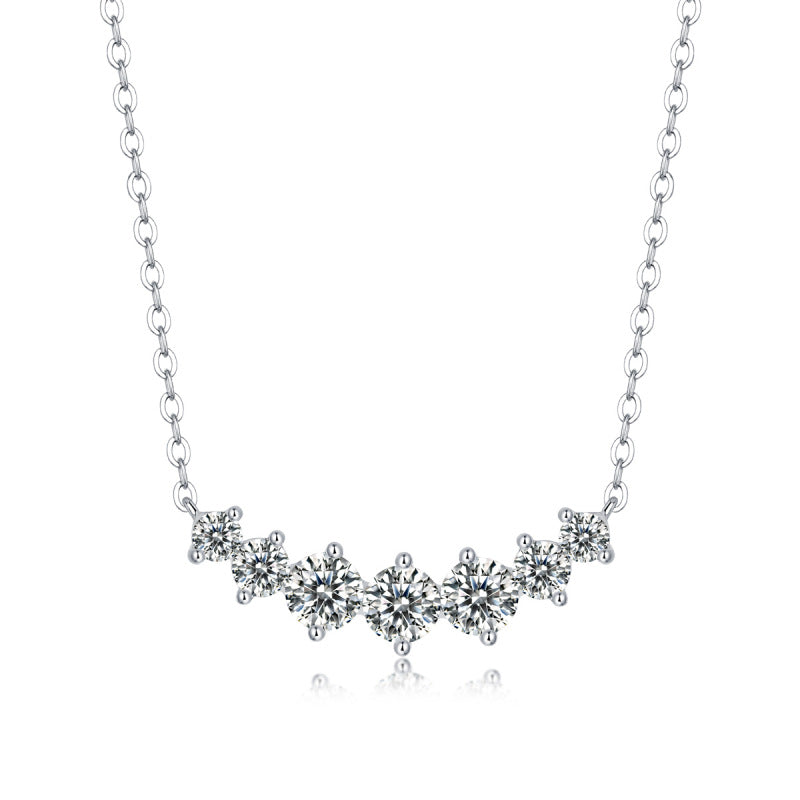 one-carat collarbone necklace