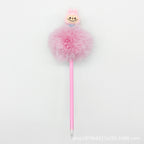 Free cartoon doll cute plush pen