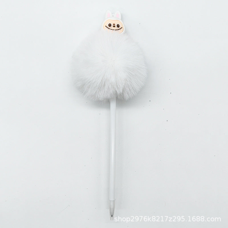 Free cartoon doll cute plush pen