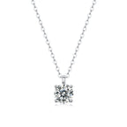 one-carat collarbone necklace