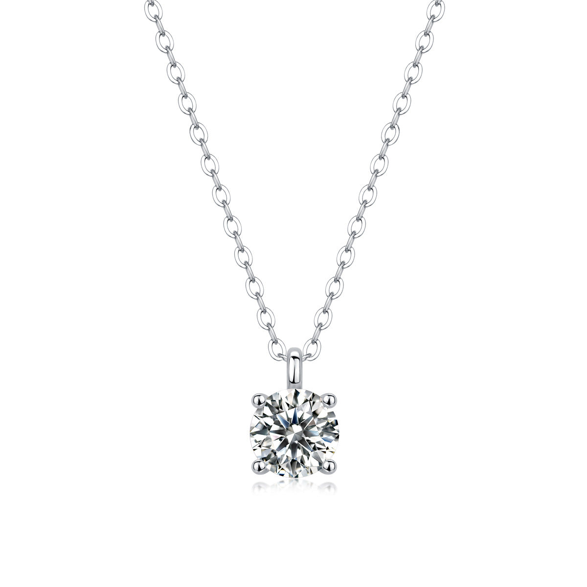 one-carat collarbone necklace