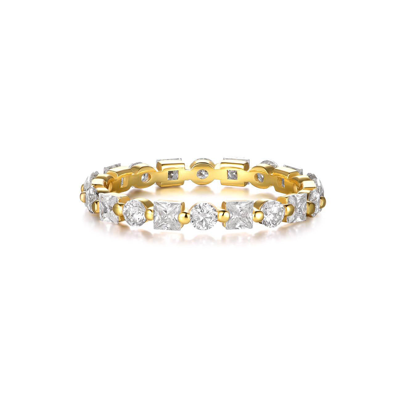2.1 carat full circle ring