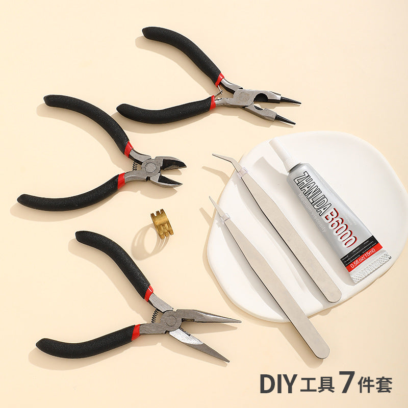 DIY14 Gold Bracelet Necklace Beaded Hand Tools Winding Material Accessories - Required