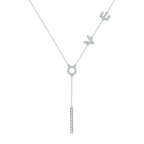 one-carat collarbone necklace