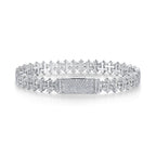 Cross Dazzling Cuban Bracelet