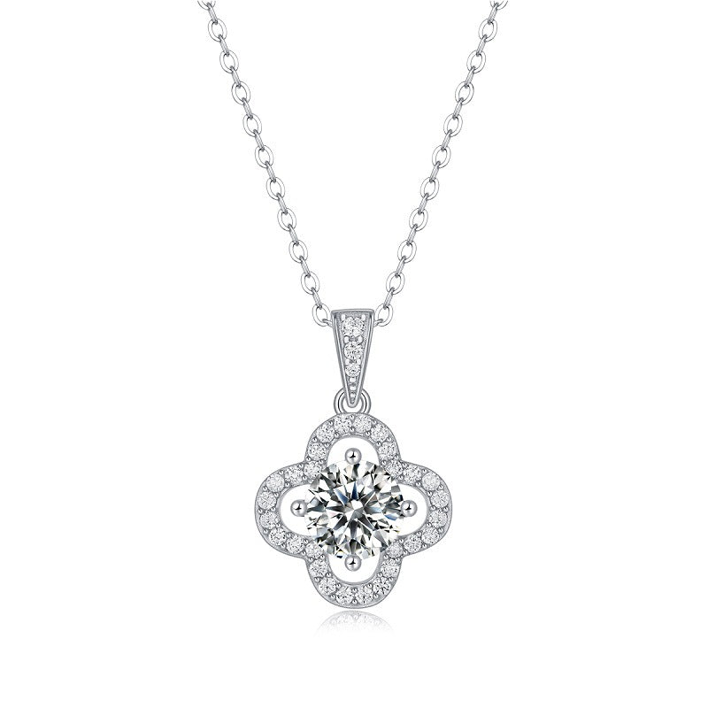 one-carat collarbone necklace