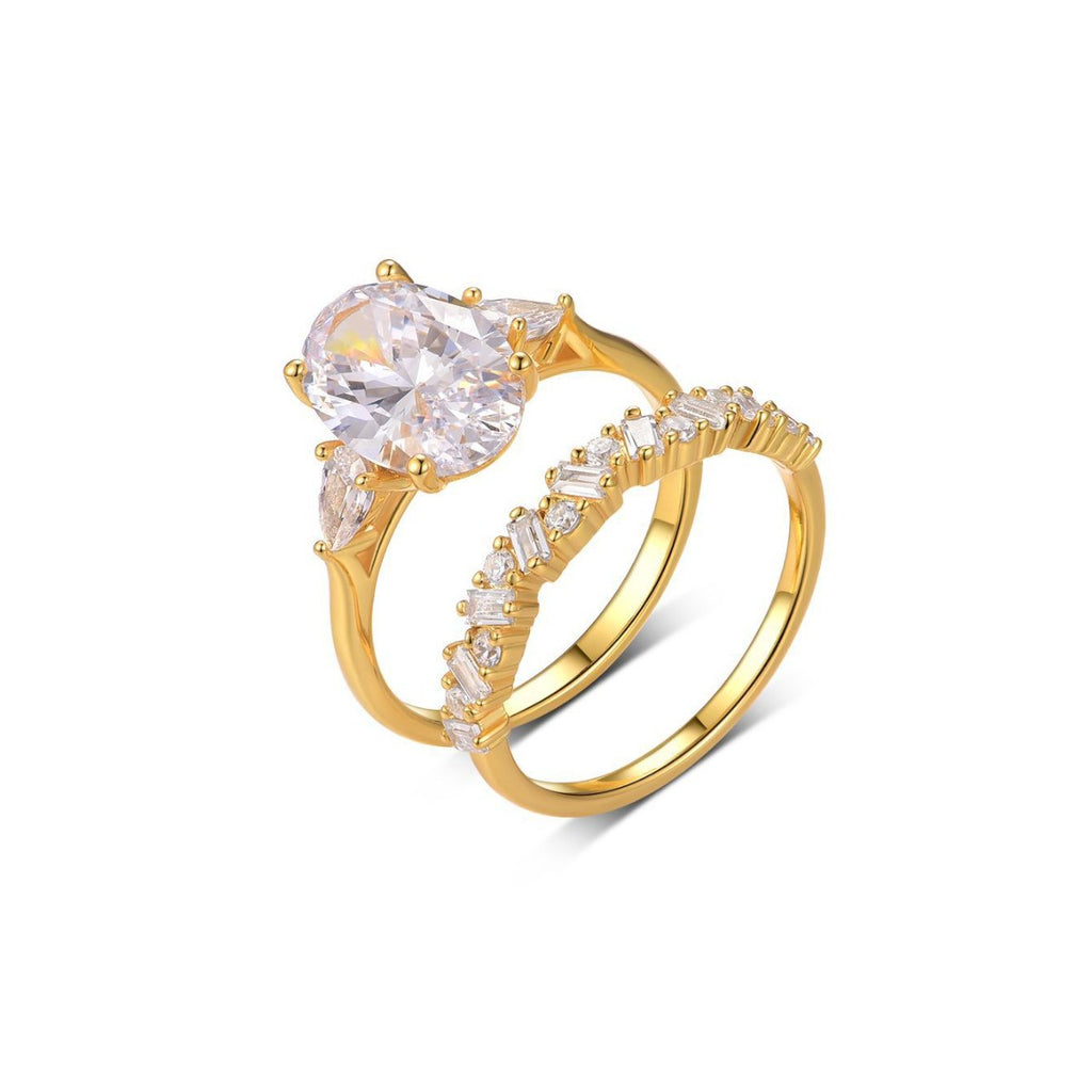 4.5 carat stacking ring