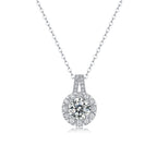 one-carat collarbone necklace
