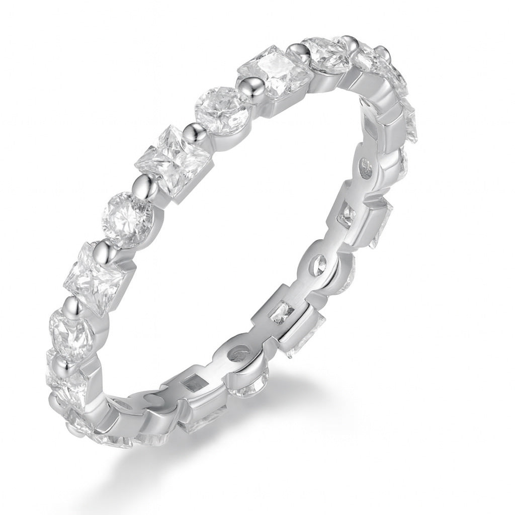 2.1 carat full circle ring