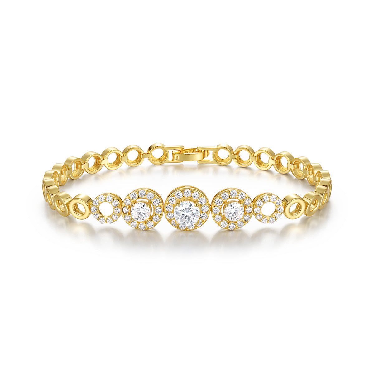 hollow circle bracelet